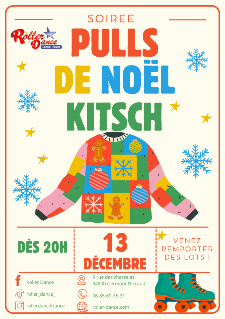 Soirée Pulls de Noël Kitsch – Roller Dance